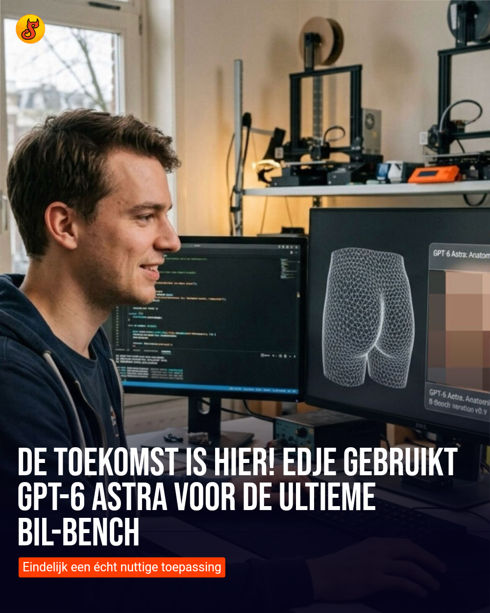 De toekomst is hier! Edje gebruikt GPT-6 Astra voor de ultieme bil-bench