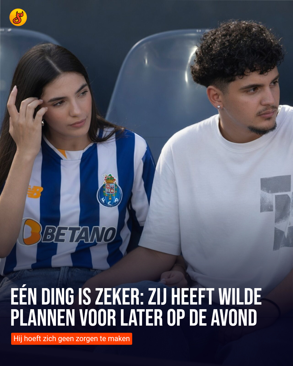 Eén ding is zeker: Zij heeft wilde plannen voor later op de avond