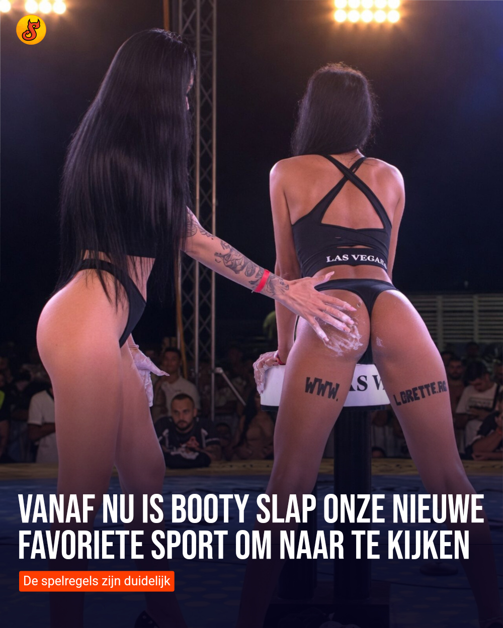 Vanaf nu is Booty Slap onze nieuwe favoriete sport om naar te kijken