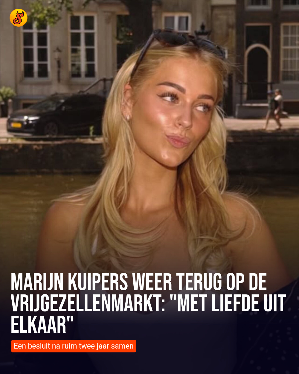 Marijn Kuipers weer terug op de vrijgezellenmarkt: "Met liefde uit elkaar"