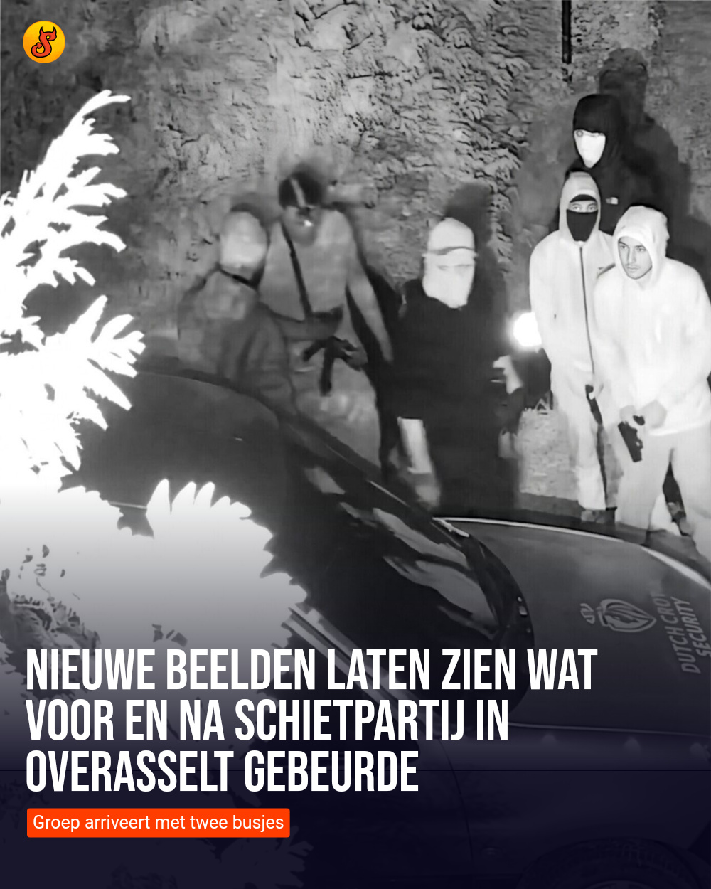 Nieuwe beelden laten zien wat voor en na schietpartij in Overasselt gebeurde