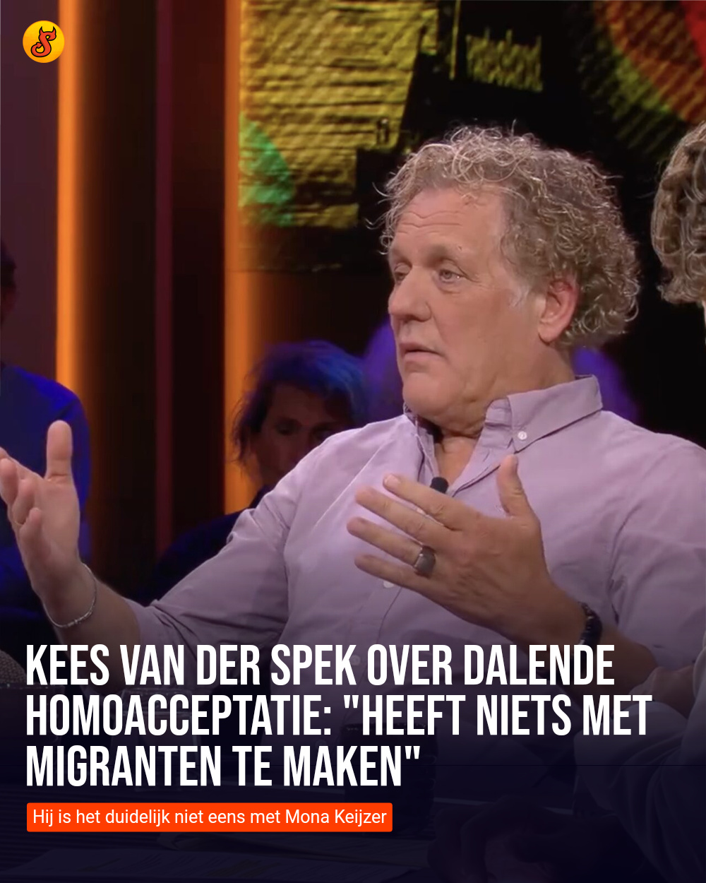 Kees van der Spek over dalende homoacceptatie: "Heeft niets met migranten te maken"