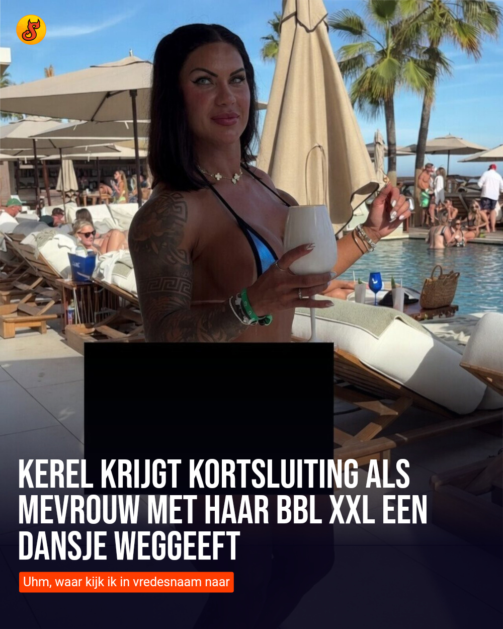Kerel krijgt kortsluiting als mevrouw met haar BBL XXL een dansje weggeeft
