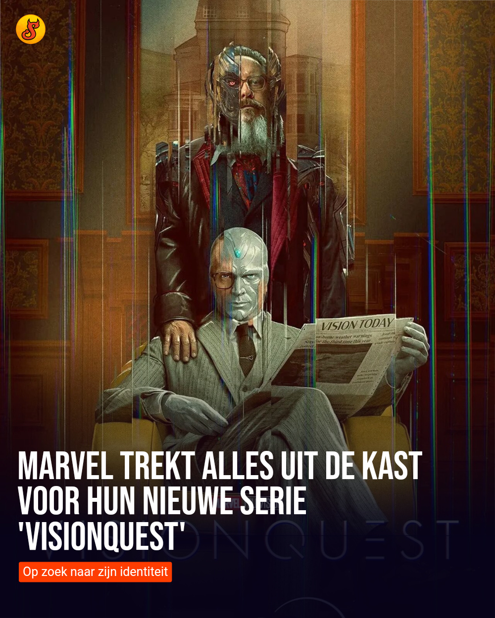Marvel trekt alles uit de kast voor hun nieuwe serie 'VisionQuest'