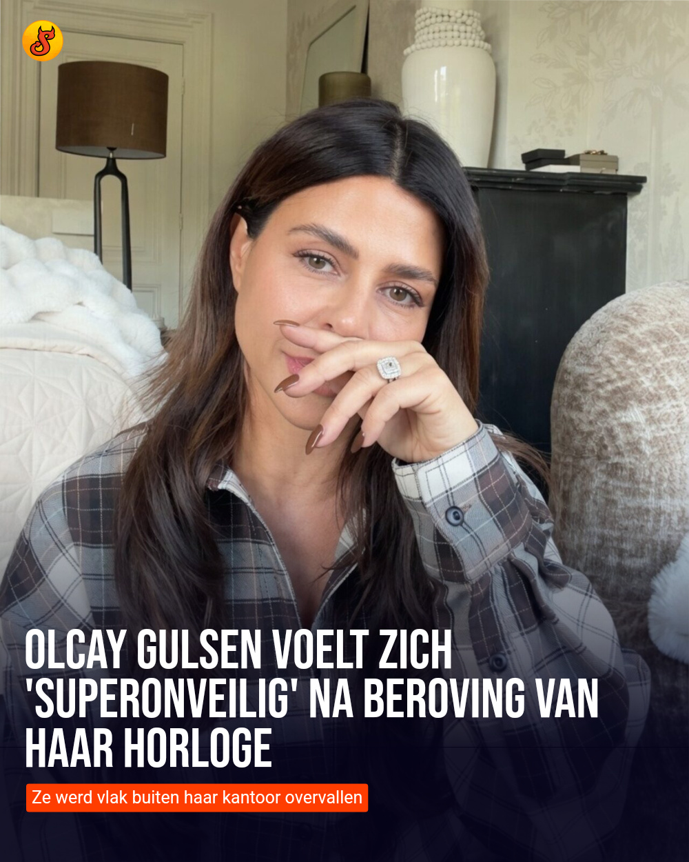 Olcay Gulsen voelt zich 'superonveilig' na beroving van haar horloge