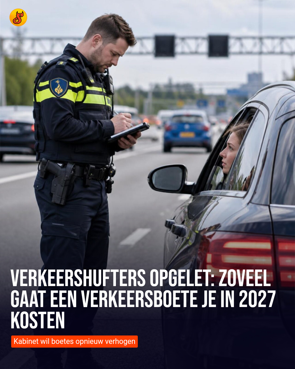 Verkeershufters opgelet: Zoveel gaat een verkeersboete je in 2027 kosten