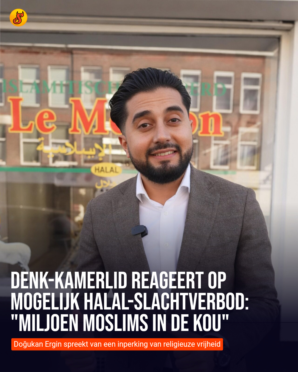 DENK-kamerlid reageert op mogelijk halal-slachtverbod: "Miljoen moslims in de kou"