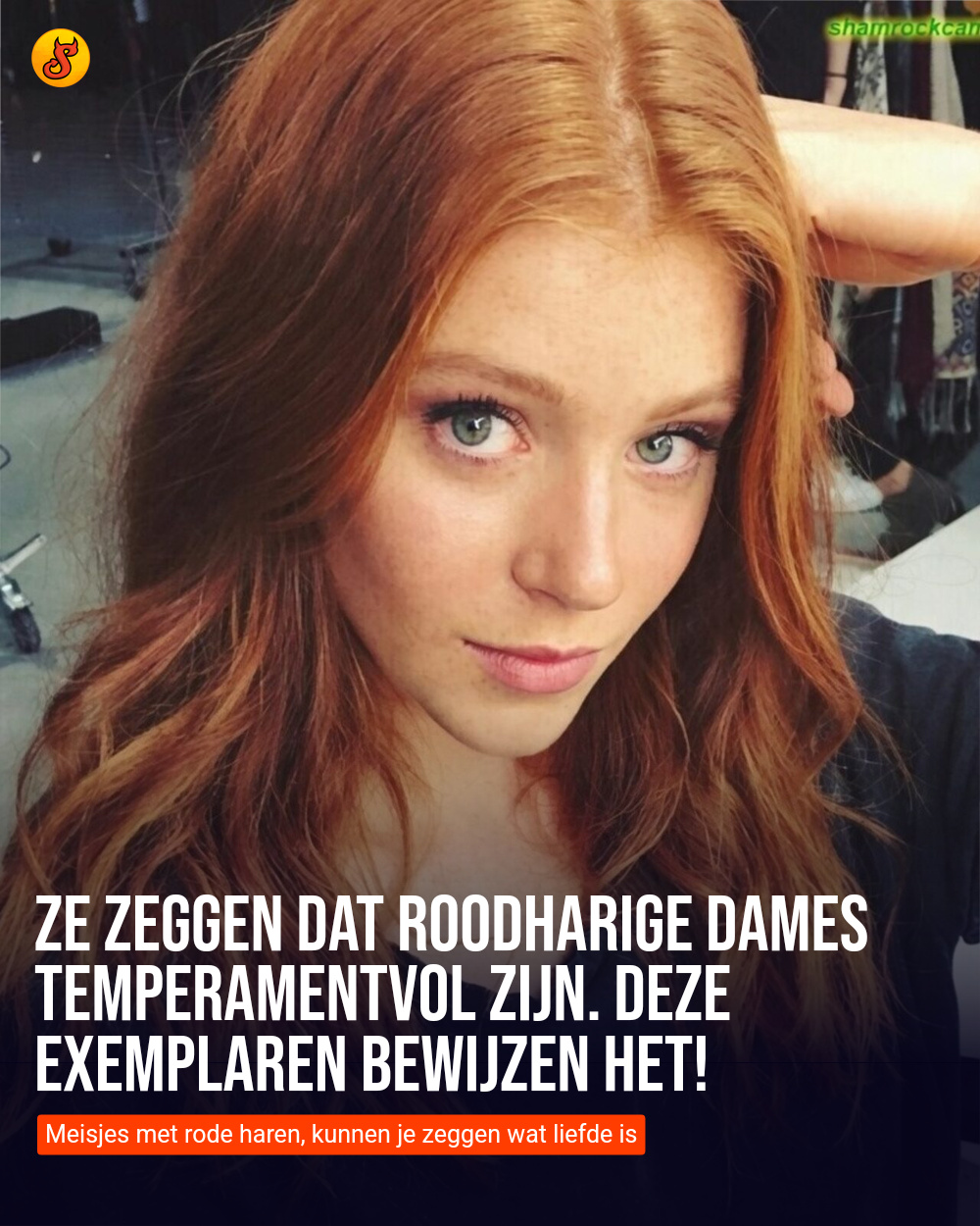 Ze zeggen dat roodharige dames temperamentvol zijn. Deze exemplaren bewijzen het!