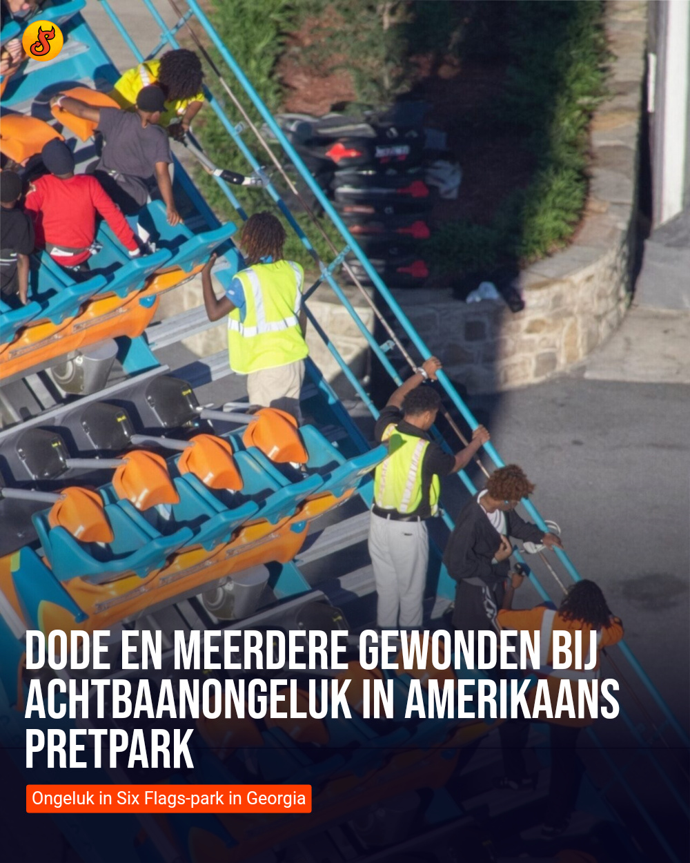 Dode en meerdere gewonden bij achtbaanongeluk in Amerikaans pretpark