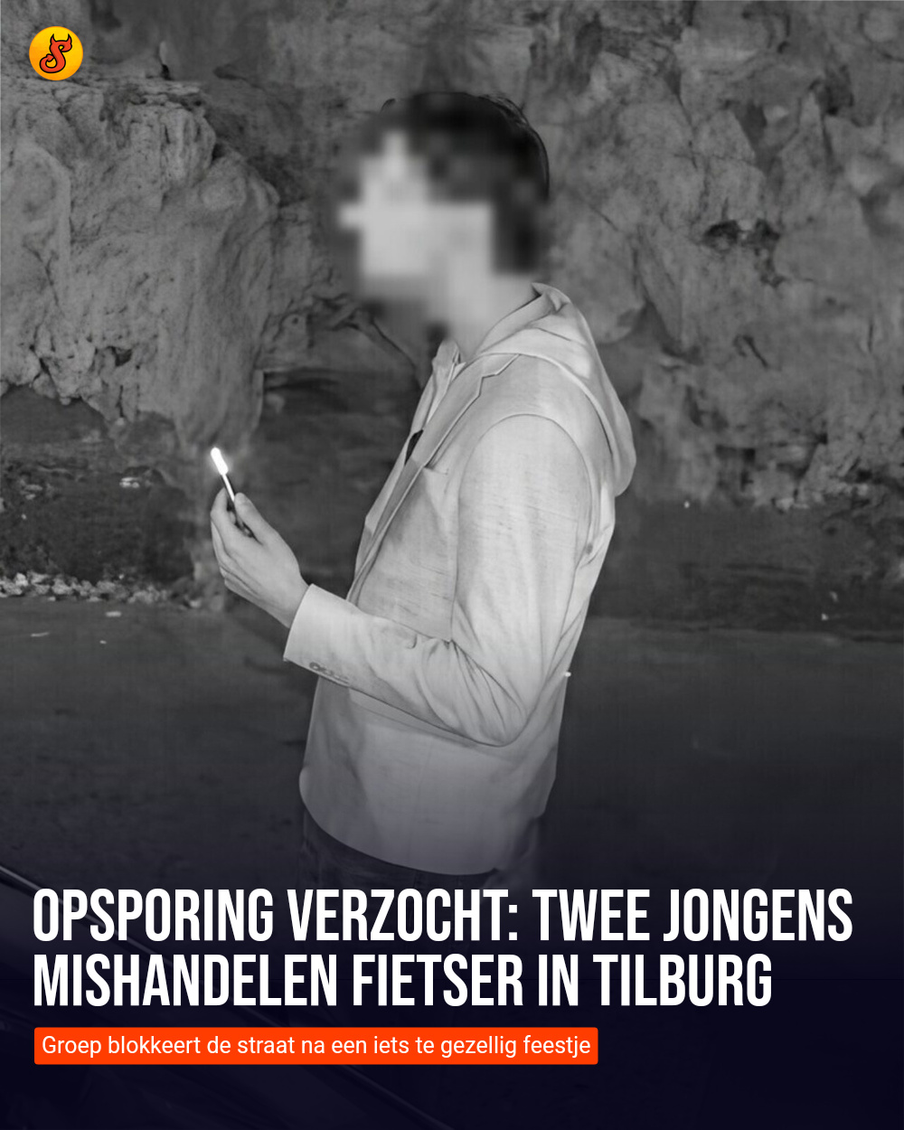 Opsporing Verzocht: Twee jongens mishandelen fietser in Tilburg