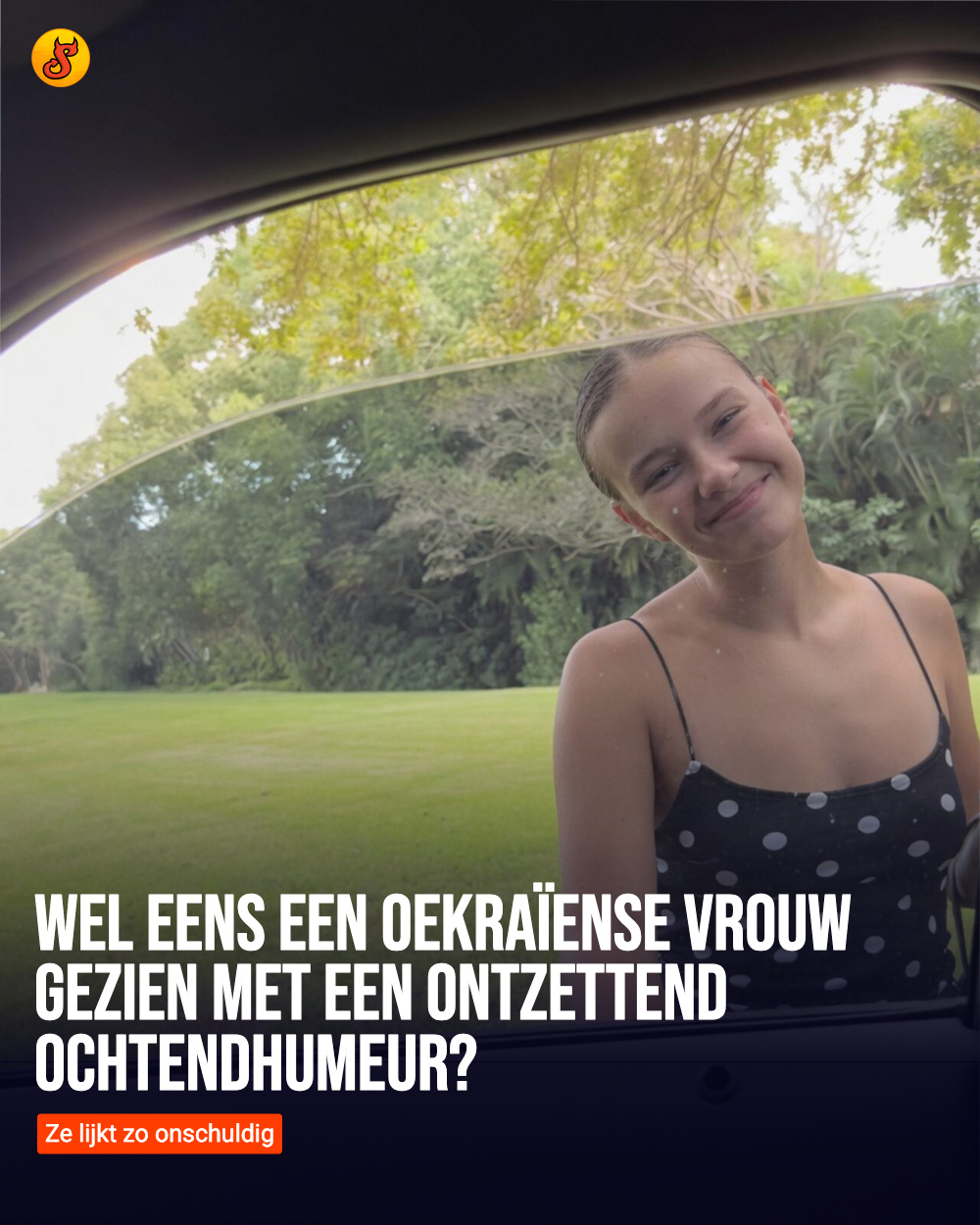 Wel eens een Oekraïense vrouw gezien met een ontzettend ochtendhumeur?
