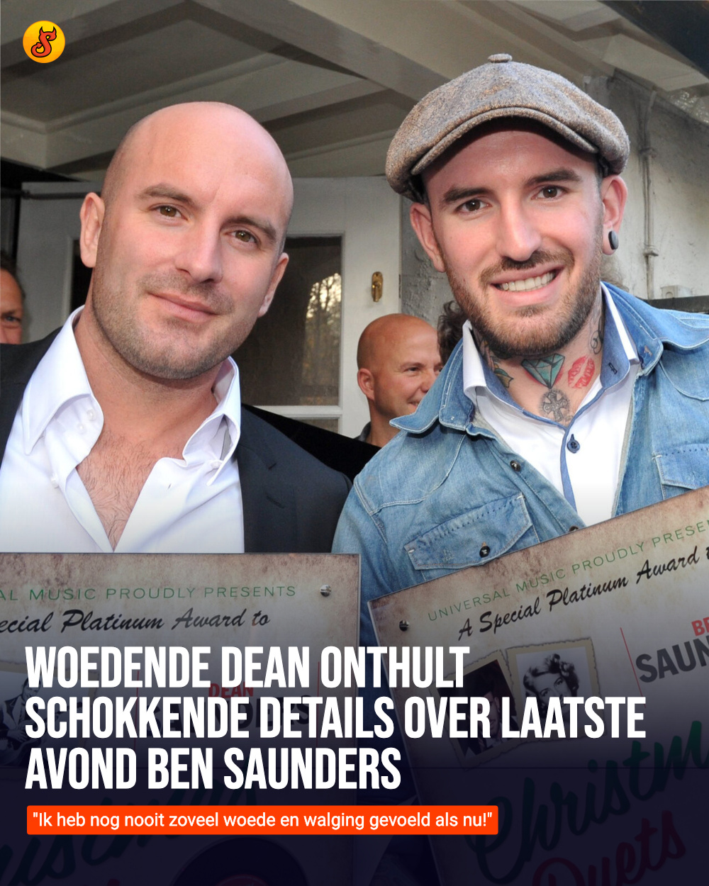 Woedende Dean onthult schokkende details over laatste avond Ben Saunders