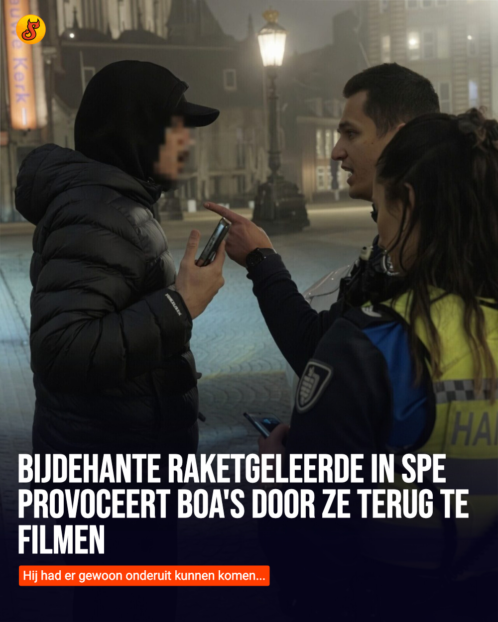 Bijdehante raketgeleerde in spe provoceert boa's door ze terug te filmen
