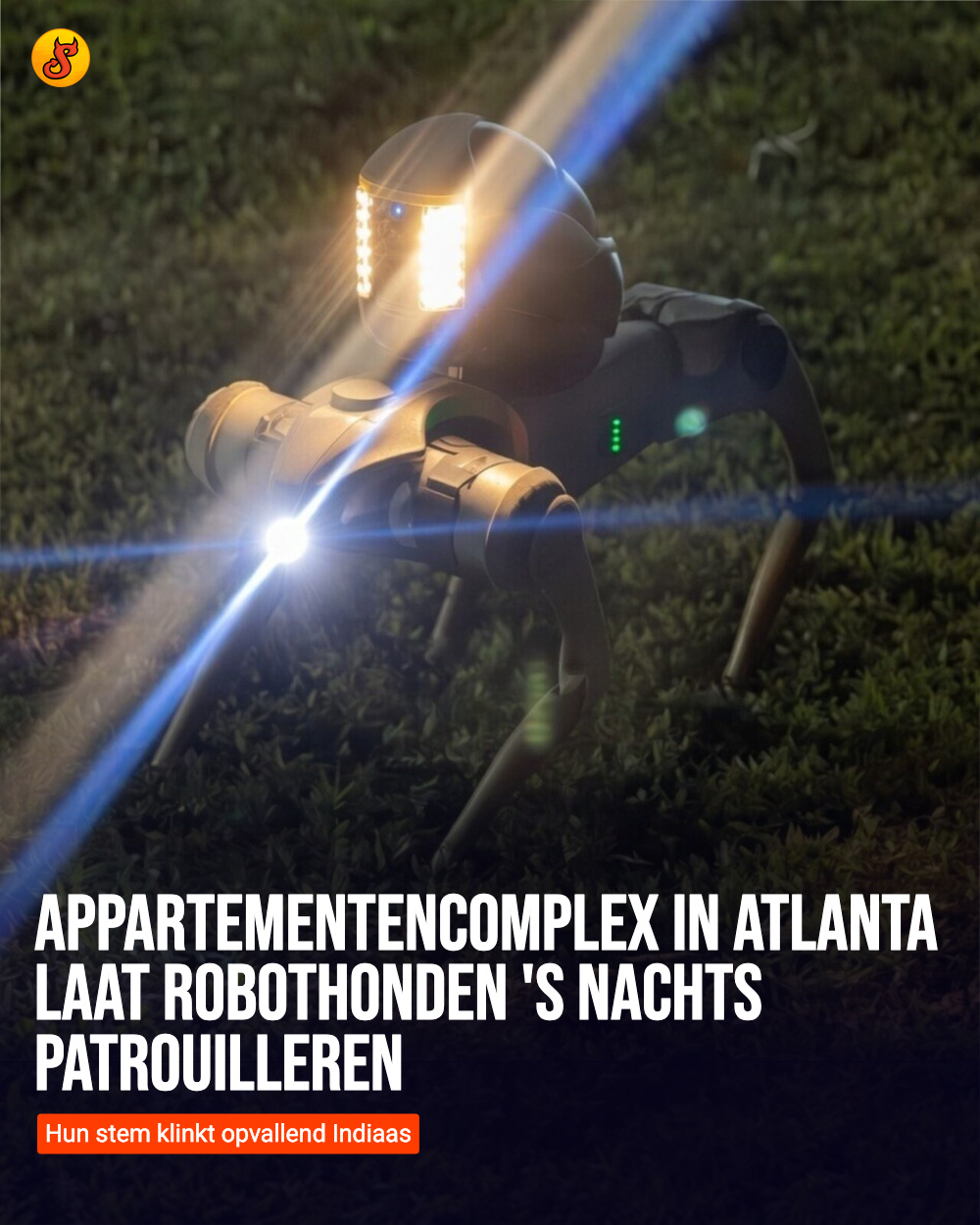Appartementencomplex in Atlanta laat robothonden 's nachts patrouilleren