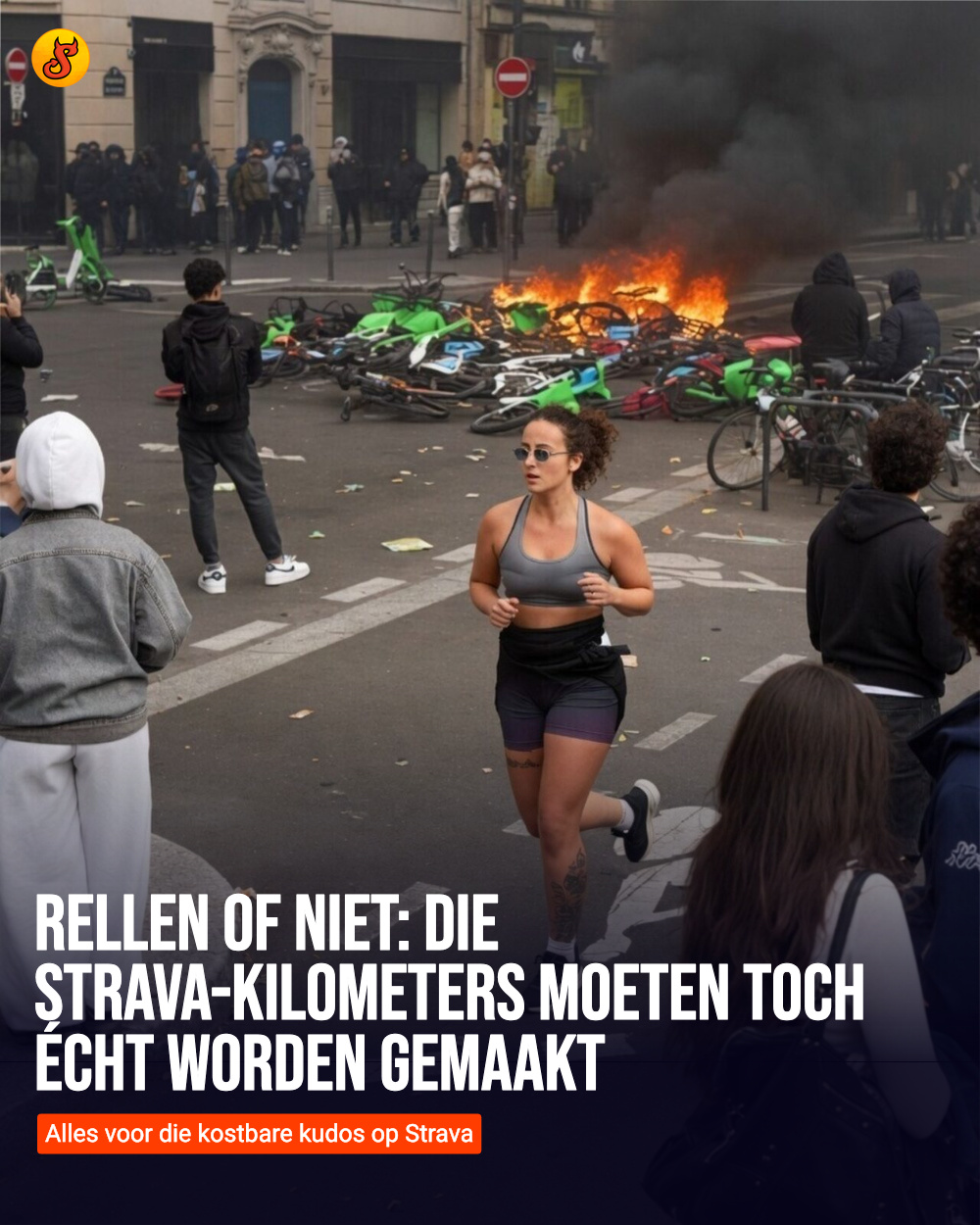 Rellen of niet: Die Strava-kilometers moeten toch écht worden gemaakt