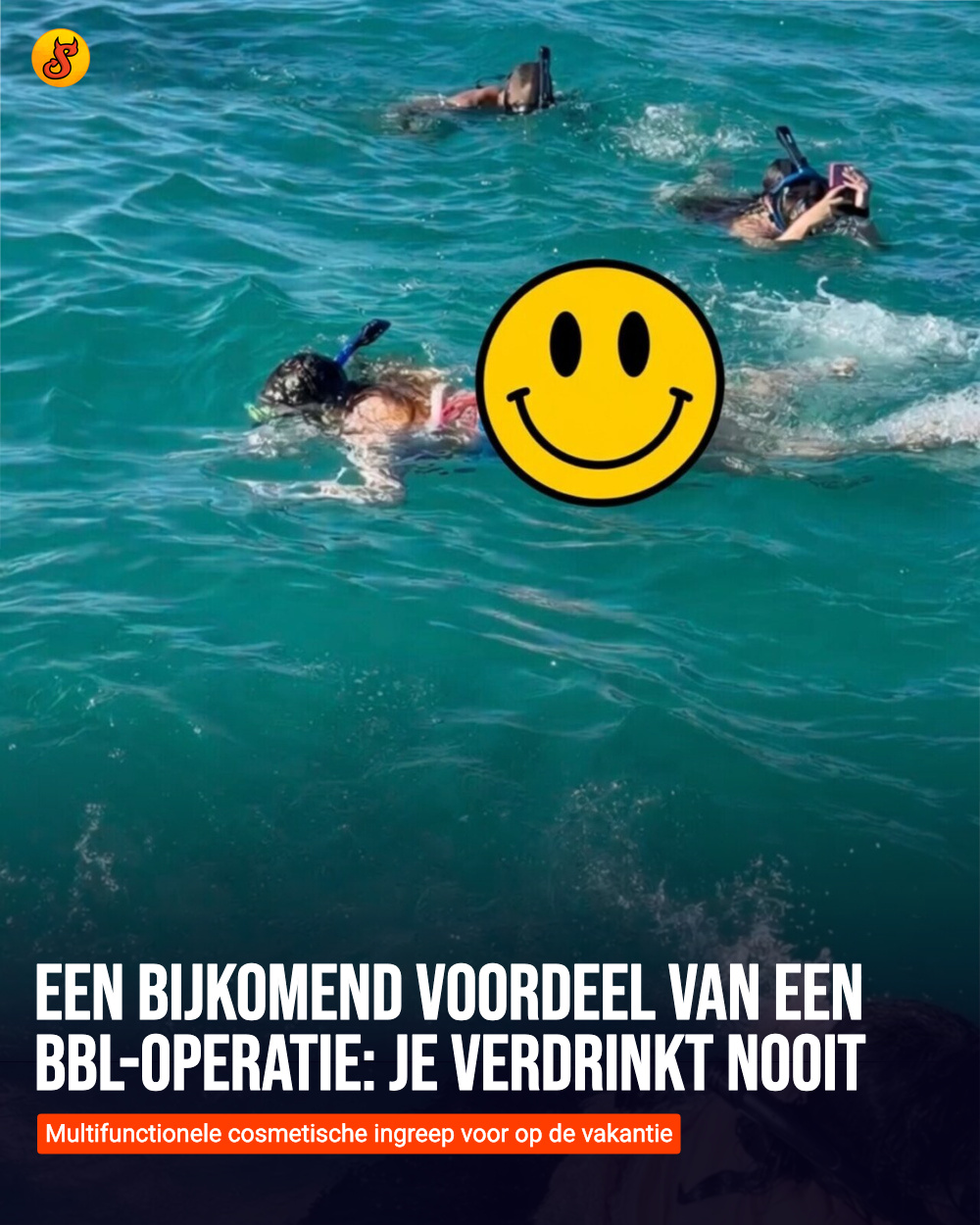 Een bijkomend voordeel van een BBL-operatie: je verdrinkt nooit