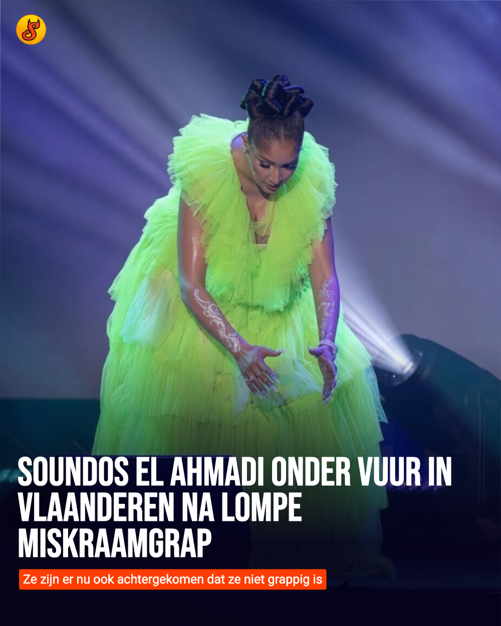 Soundos El Ahmadi onder vuur in Vlaanderen na lompe miskraamgrap