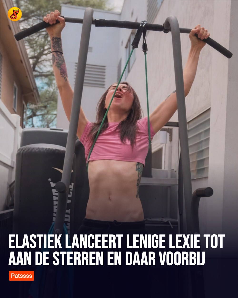 Elastiek lanceert lenige Lexie tot aan de sterren en daar voorbij