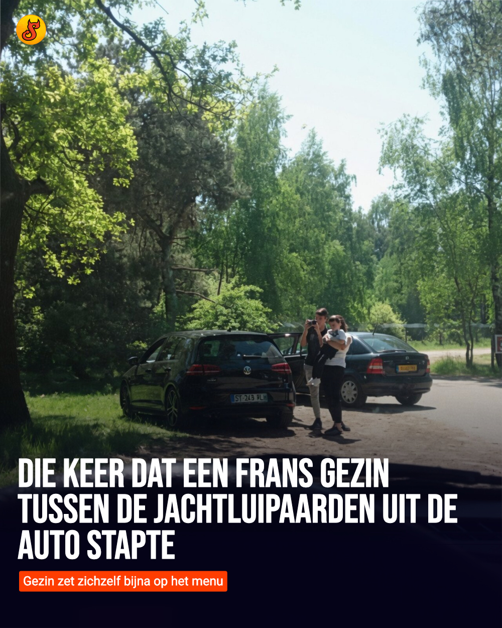 Die keer dat een Frans gezin tussen de jachtluipaarden uit de auto stapte