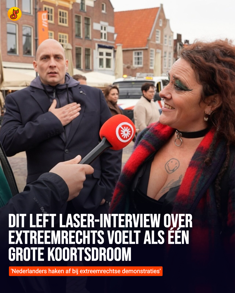 Dit Left Laser-interview over extreemrechts voelt als één grote koortsdroom