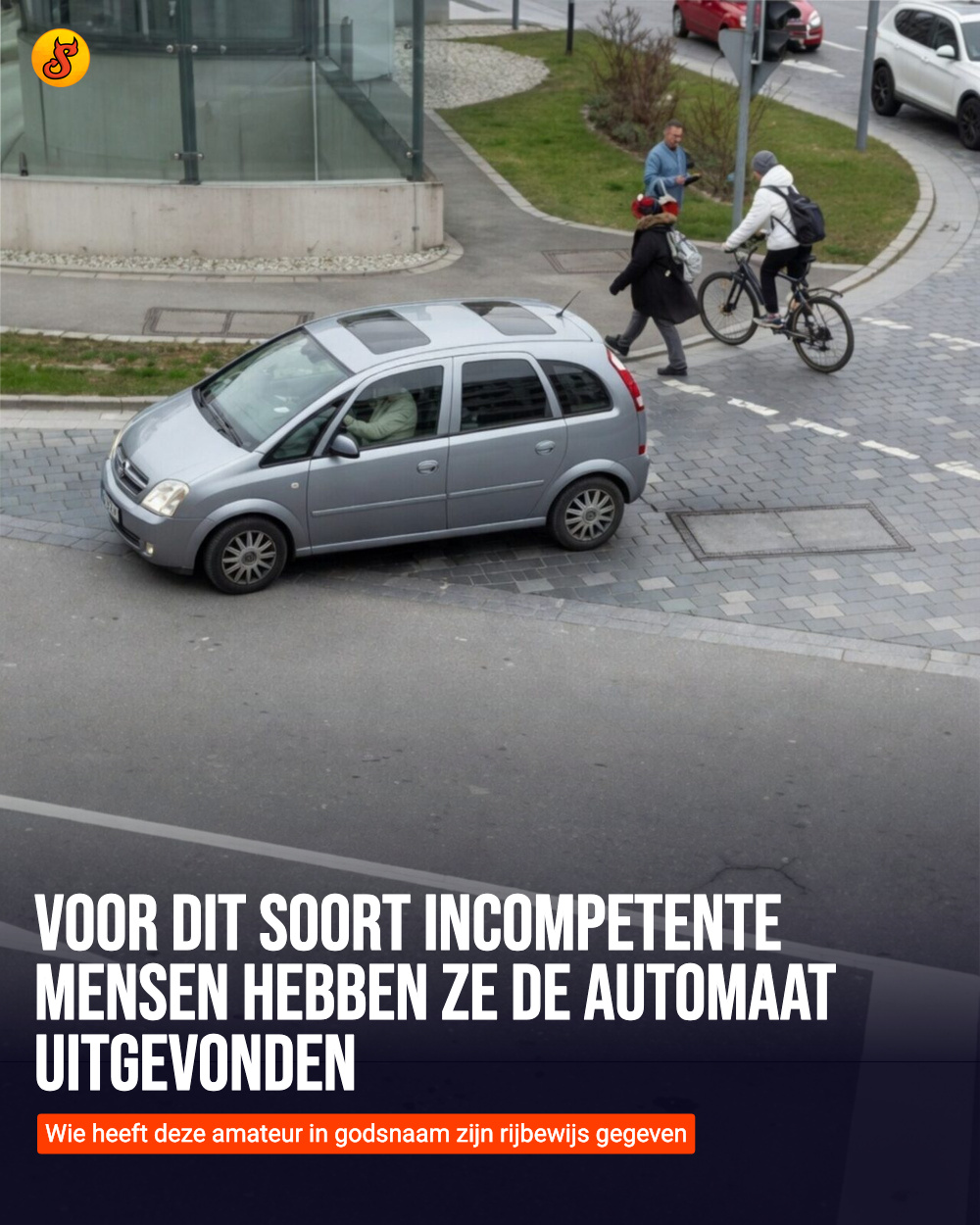 Voor dit soort incompetente mensen hebben ze de automaat uitgevonden