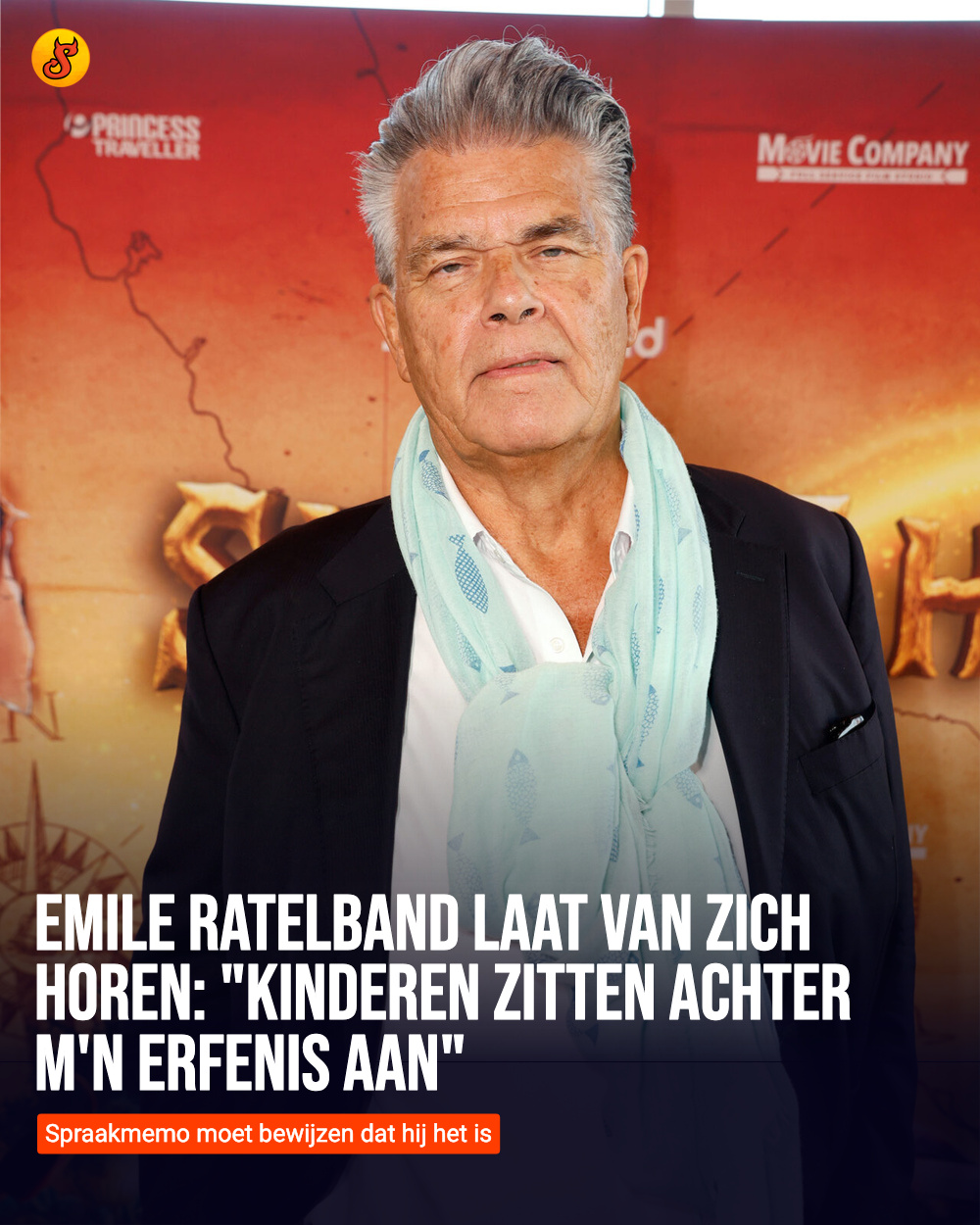 Emile Ratelband laat van zich horen: "Kinderen zitten achter m'n erfenis aan"