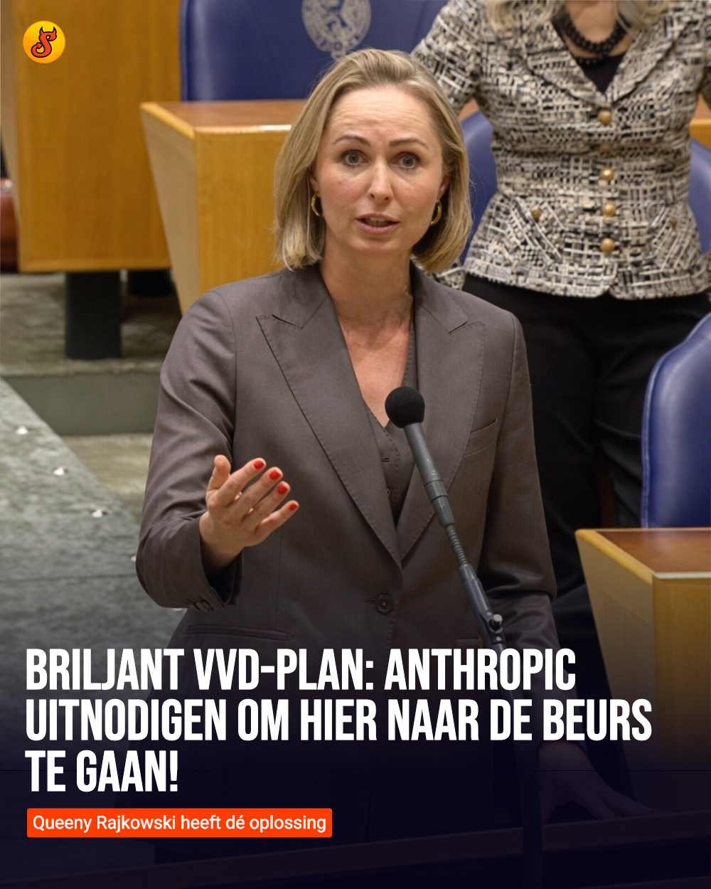 Briljant VVD-plan: Anthropic uitnodigen om hier naar de beurs te gaan!