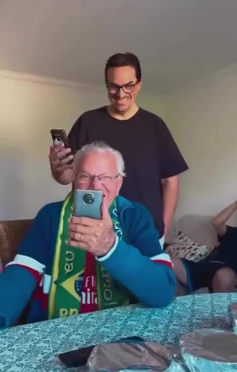 Pa is een beetje traag van begrip