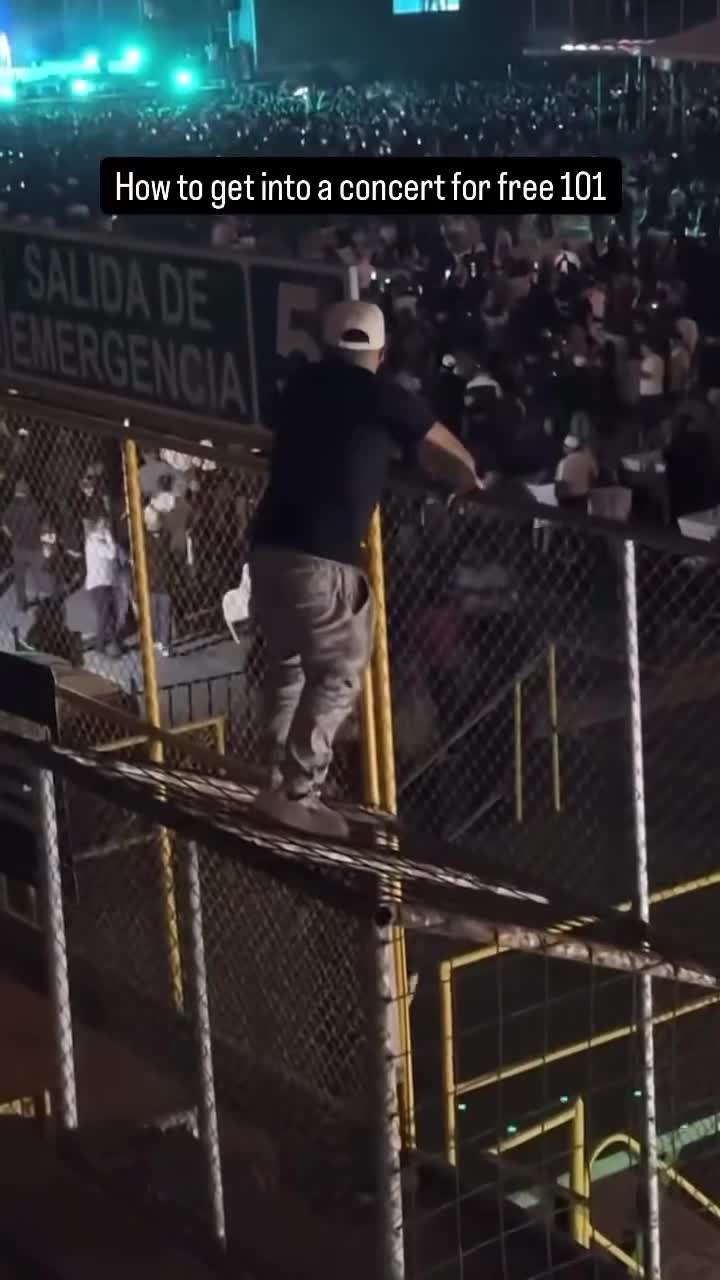Stiekem een concert binnenglippen als een smooth criminal