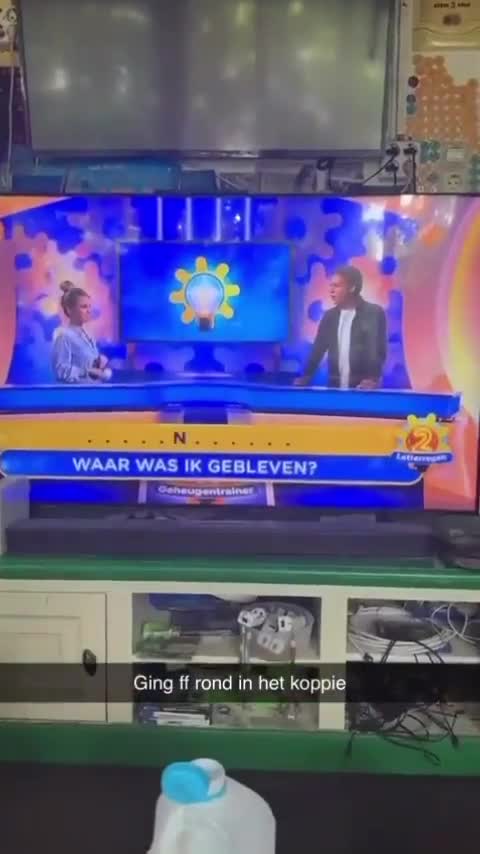 Een onhandige samenloop van letters in een tv-programma
