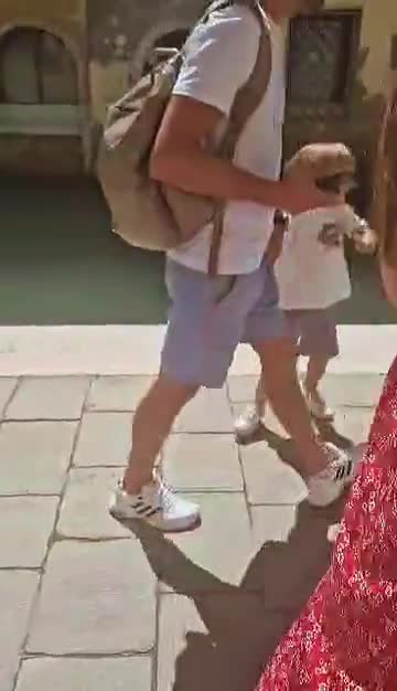 Vader en zoon hebben het naar hun zin op verkansie
