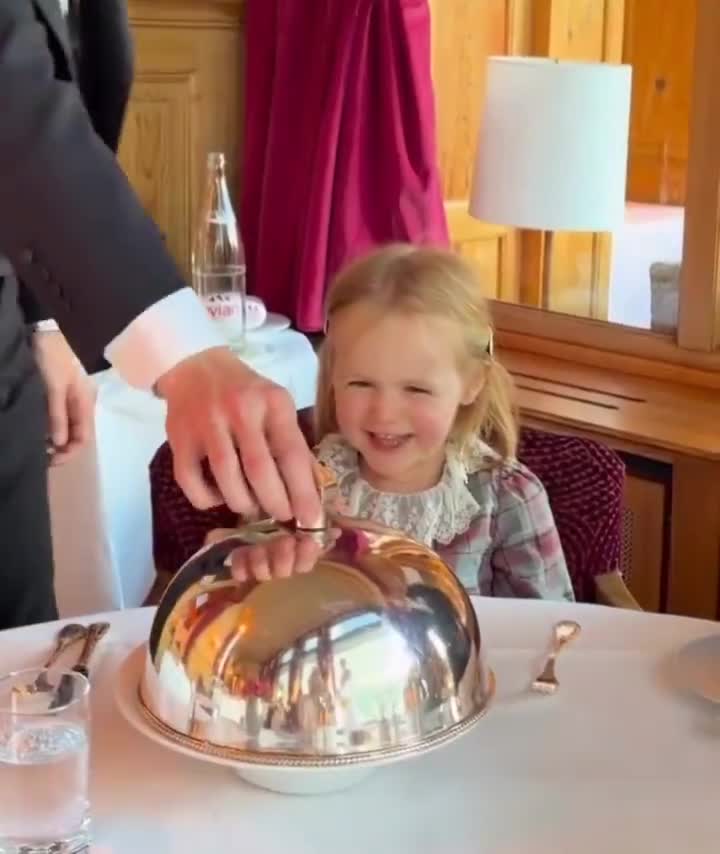 Dit is precies hoe ik reageer in een chique restaurant