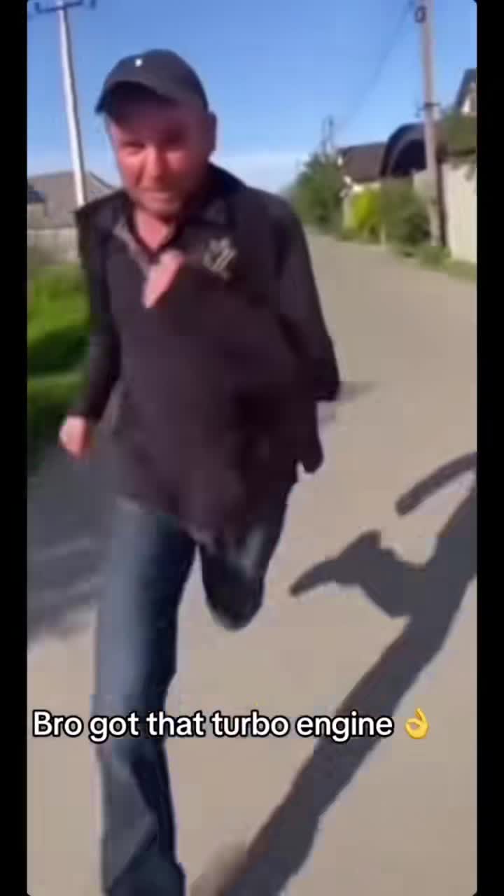 Man zet even z'n turbo's aan
