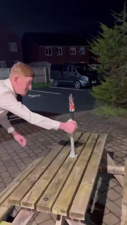 Spelen met vuurwerk: nooit verstandig