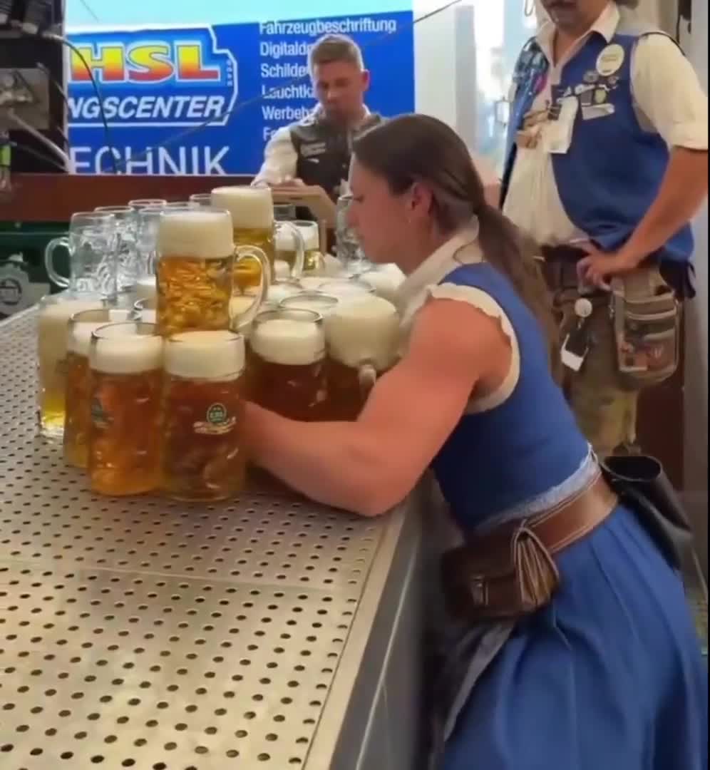 Juffrouw, 83 biertjes graag!