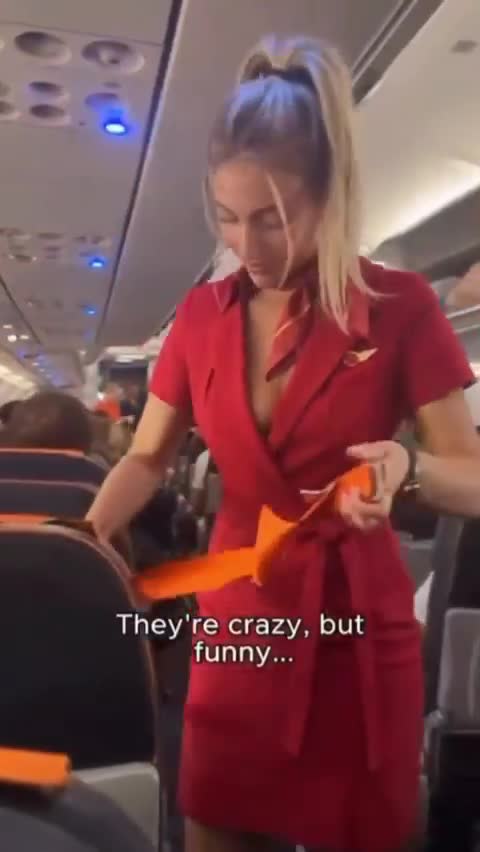 Stewardessje pesten