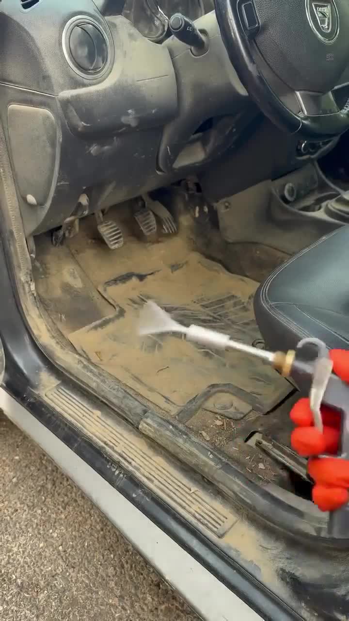 De auto schoonmaken was nog nooit zo bevredigend