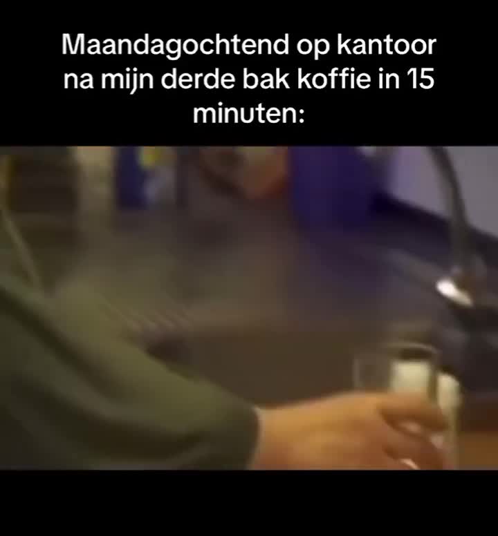 Altijd weer hetzelfde liedje na die koffie