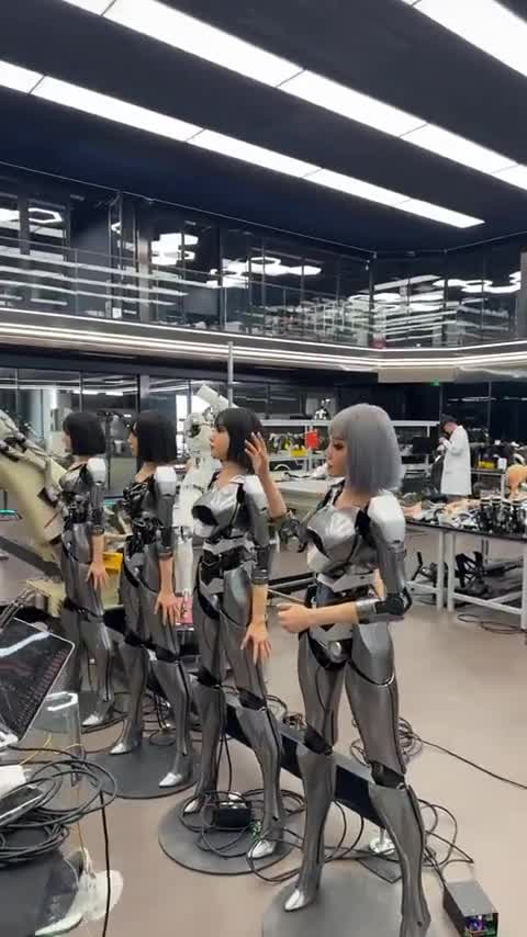 Ondertussen ergens in een Chinese robotfabriek