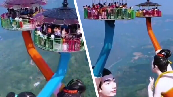 Nieuwe Chinese attractie is niet geschikt voor mensen met hoogtevrees