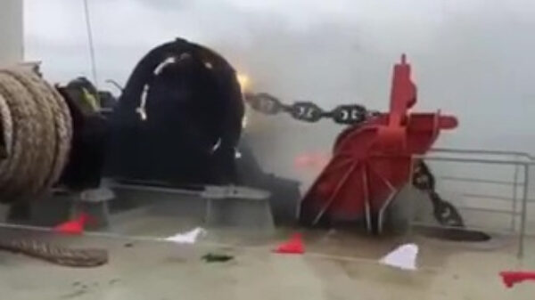 Deze bemanning kan op zoek naar een nieuw anker