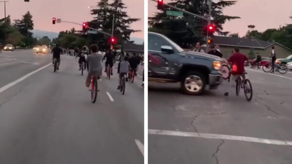 Door rood fietsen blijft gewoon een heel stom idee