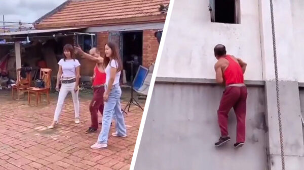 Stuntdubbel van Jackie Chan is de sleutels van zijn voordeur weer eens vergeten