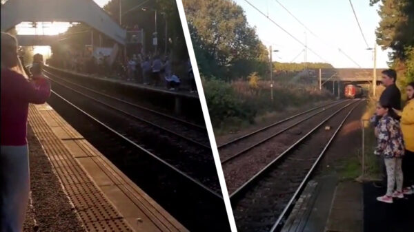 Heb je de hele dag gewacht om de Hogwarts Express te zien...