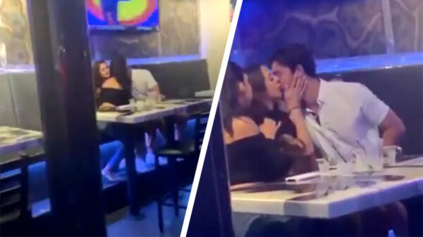 Deze gast heeft waarschijnlijk een memorabel avondje in het vooruitzicht