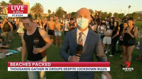 In Melbourne zijn ze HELEMAAL klaar met het coronavirus