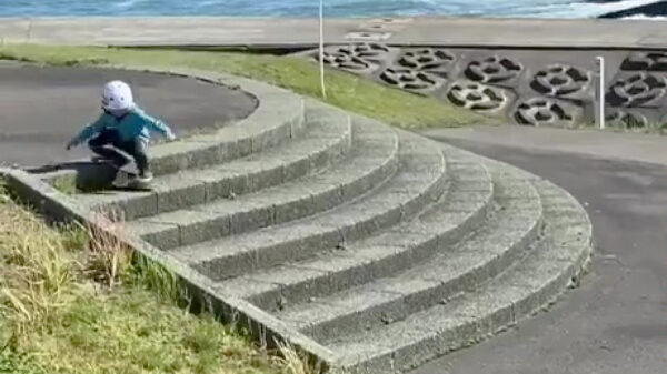 3-jarig skatertje zit volle bak in de trainingsmodus