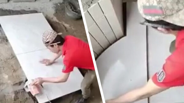 Even helemaal zen worden met de skills van deze tegelzetter