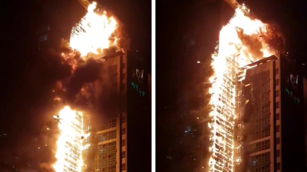 Heftige brand in Zuid-Koreaanse torenflat zorgt voor meer dan 80 gewonden