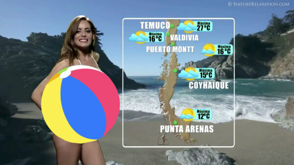 En dan is het nu tijd voor het zomerse Chileense weerbericht